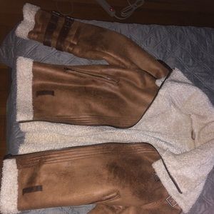 ZARA MENS SHEARLING JACKET